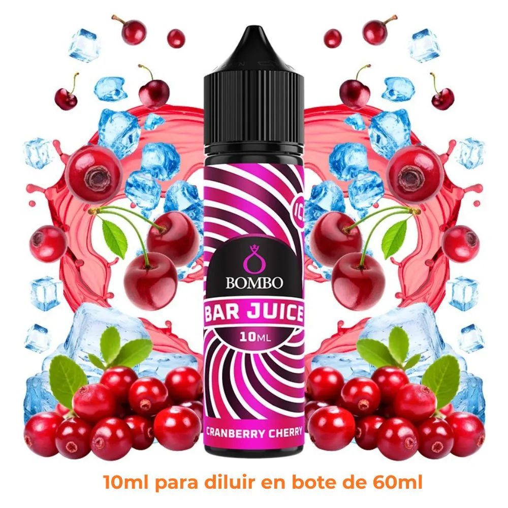 aroma-bombo-bar-longfill-cranberry-cherry-10ml.jpg Aroma Bombo Bar Juice Cranberry Cherry Longfill 10/60ml - Imagen 1