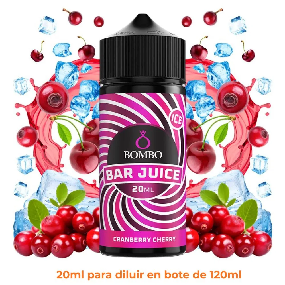aroma-bombo-bar-longfill-cranberry-cherry-20ml.jpg Aroma Bombo Bar Juice Cranberry Cherry Longfill 20/120ml - Imagen 1