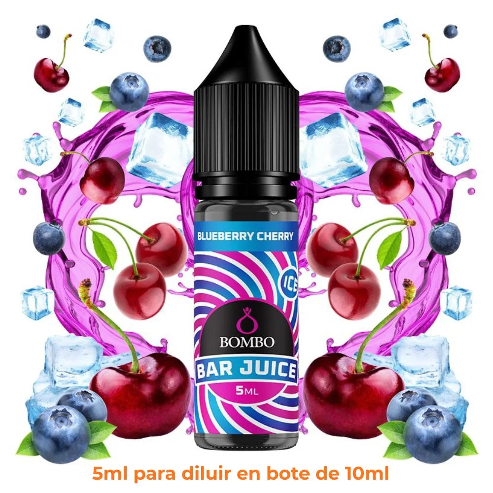 bombo-bar-juice-mini-longfill-blueberry-cherry-5ml.jpg Aroma Bombo Bar Juice Blueberry Cherry Mini Longfill - Imagen 1