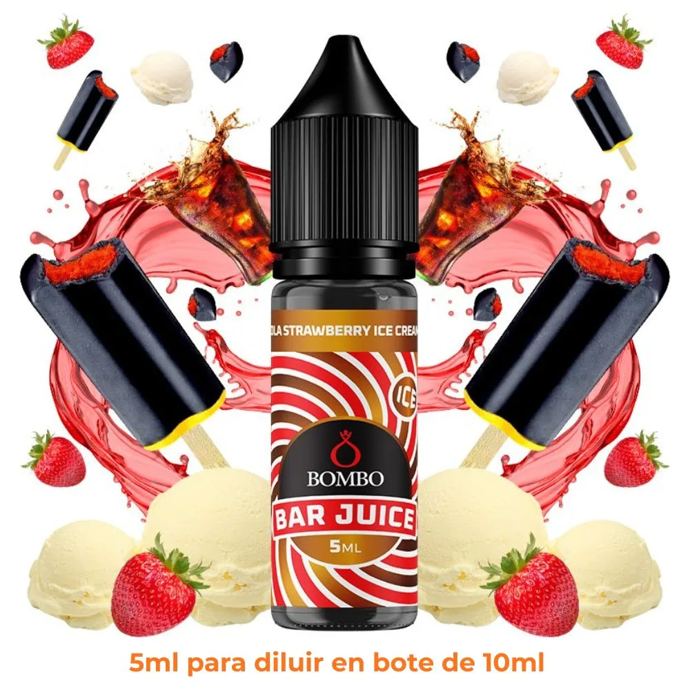 bombo-bar-juice-mini-longfill-cola-strawberry-ice-cream-5ml.jpg Aroma Bombo Bar Juice Cola Strawberry Ice Cream Mini Longfill - Imagen 1
