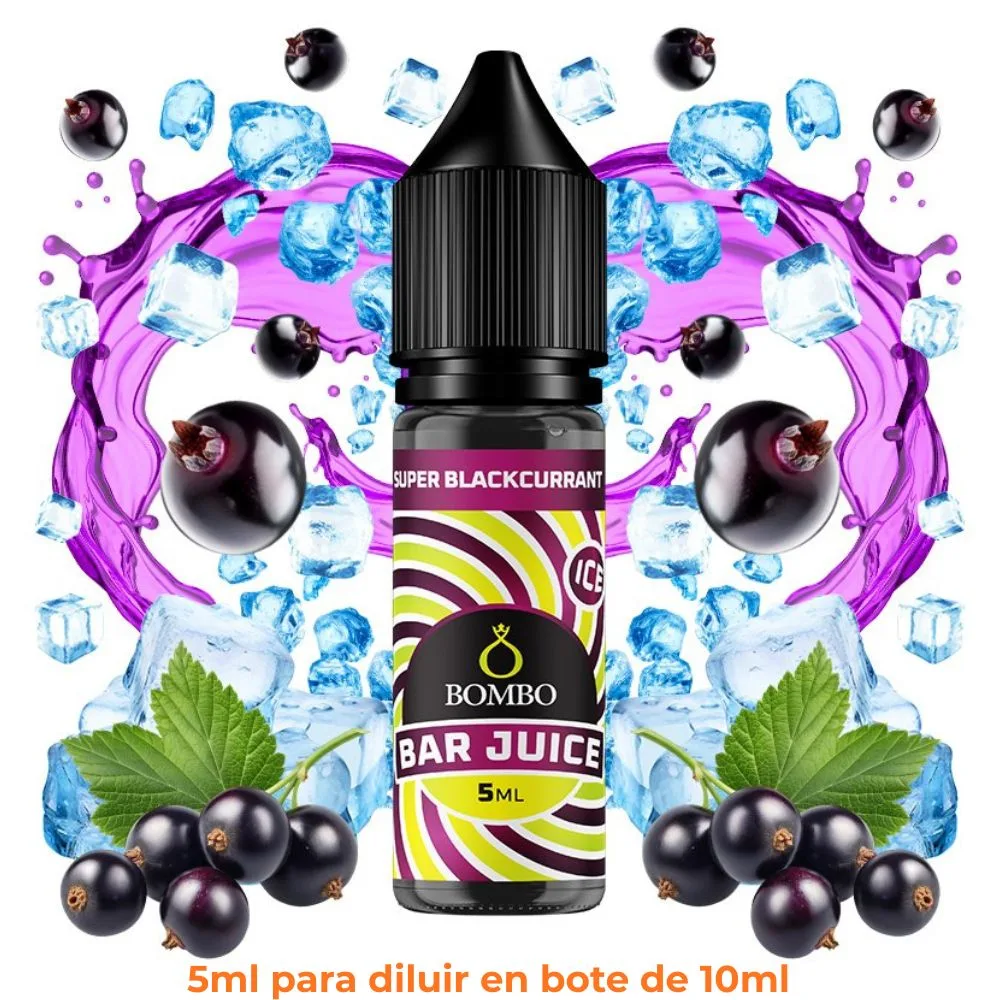 bombo-bar-juice-mini-longfill-super-blackcurrant-5ml.jpg Aroma Bombo Bar Juice Super Blackcurrant Mini Longfill - Imagen 1