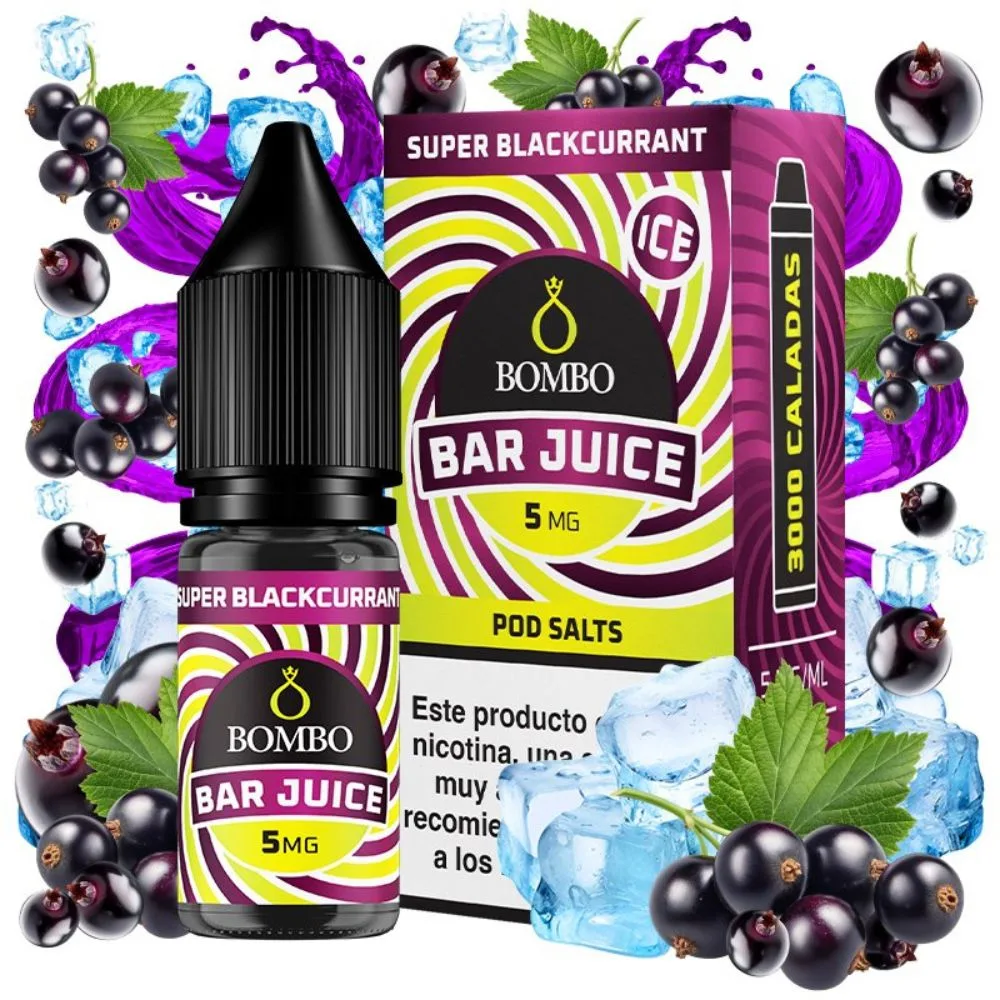 bombo-salts-bar-juice-super-blackcurrant.jpg Bombo Salts Bar Juice Super Blackcurrant 10ml - Imagen 1