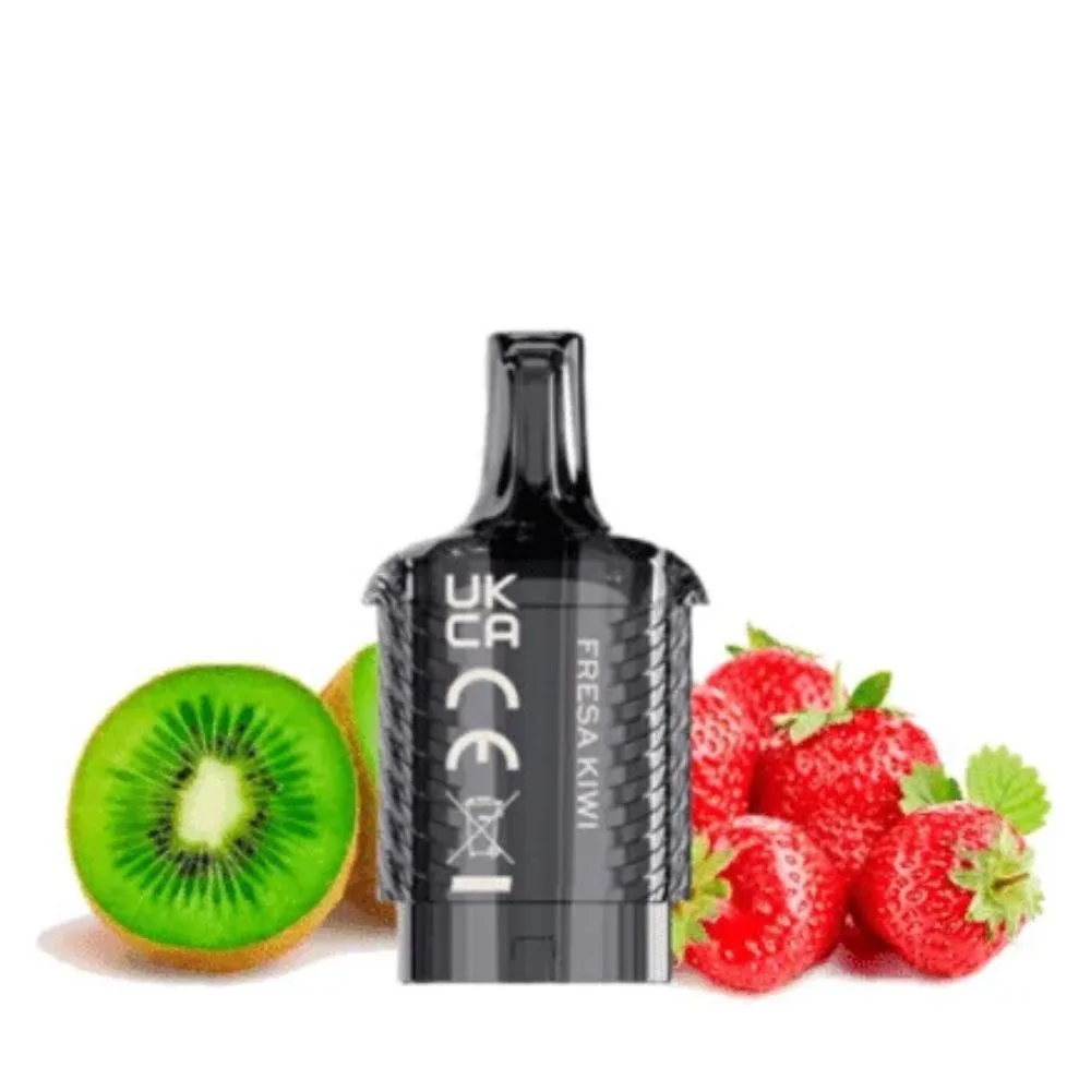 cartucho-vozol-strawberry-kiwi.jpg Cartucho Vozol Vista Plug 2+10ml Strawberry Kiwi 20mg - Imagen 1